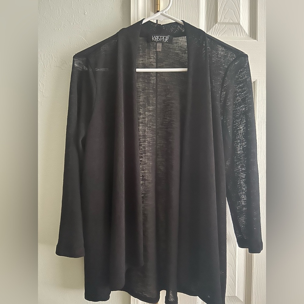 Kasper Black Cardigan